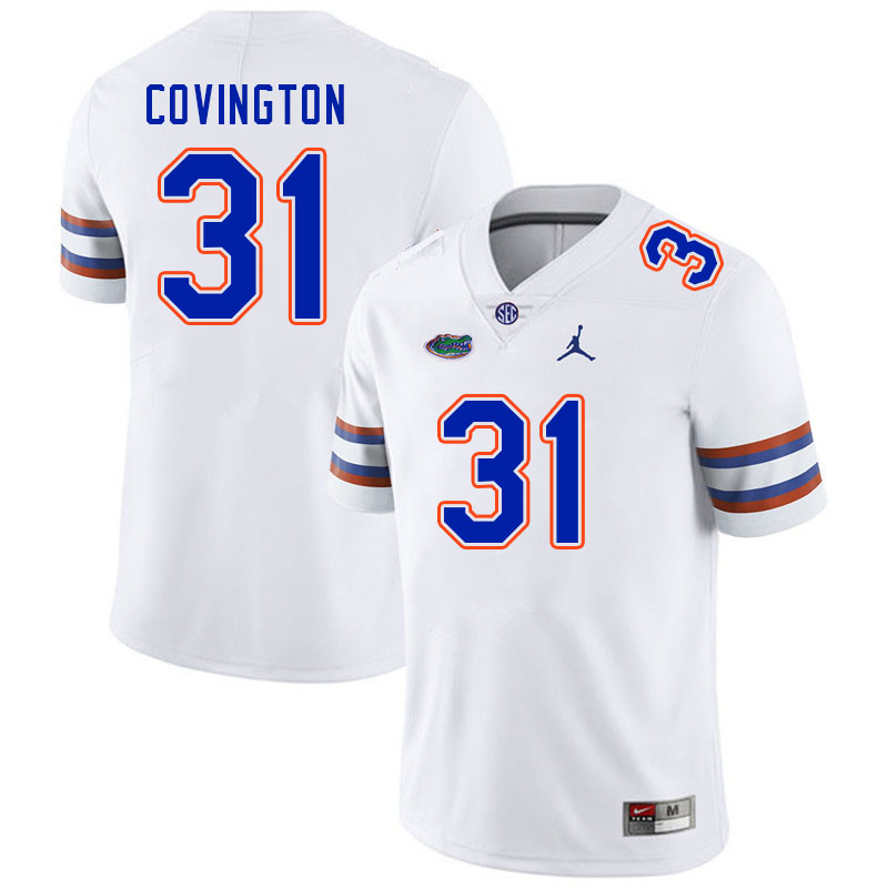Men #31 Ahman Covington Florida Gators College Football Jerseys Stitched Sale-White